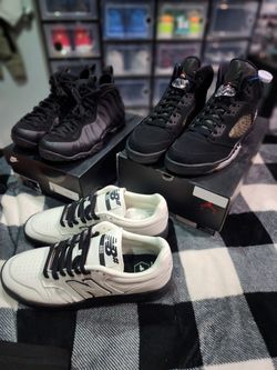 Jordan 5, New Balance 480, Nike Foamposite