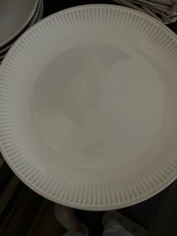 White dishes