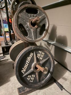 Nautilus & TSA 45 lb Olympic Weight Plates