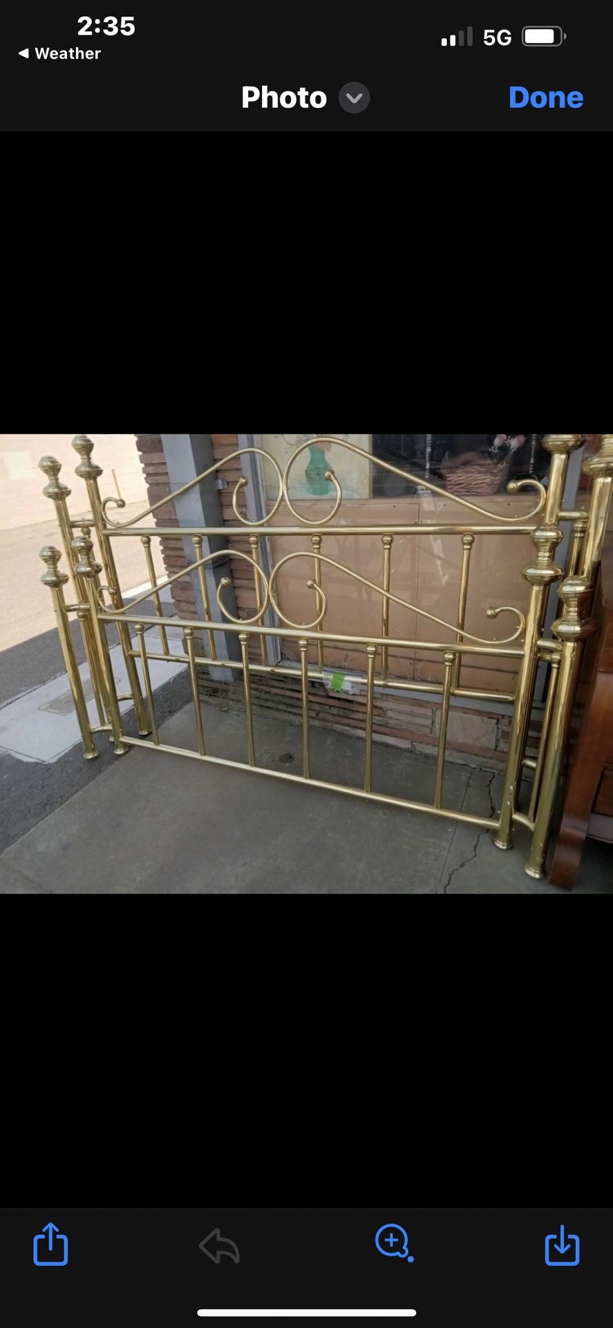 King Size Bed Frame With Rails