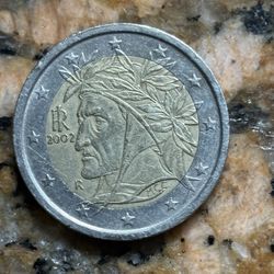 2002 Italy coin 2 euro Limited editions Rare