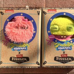 Fuggler SpongeBob & Patrick 9” Plush Set
