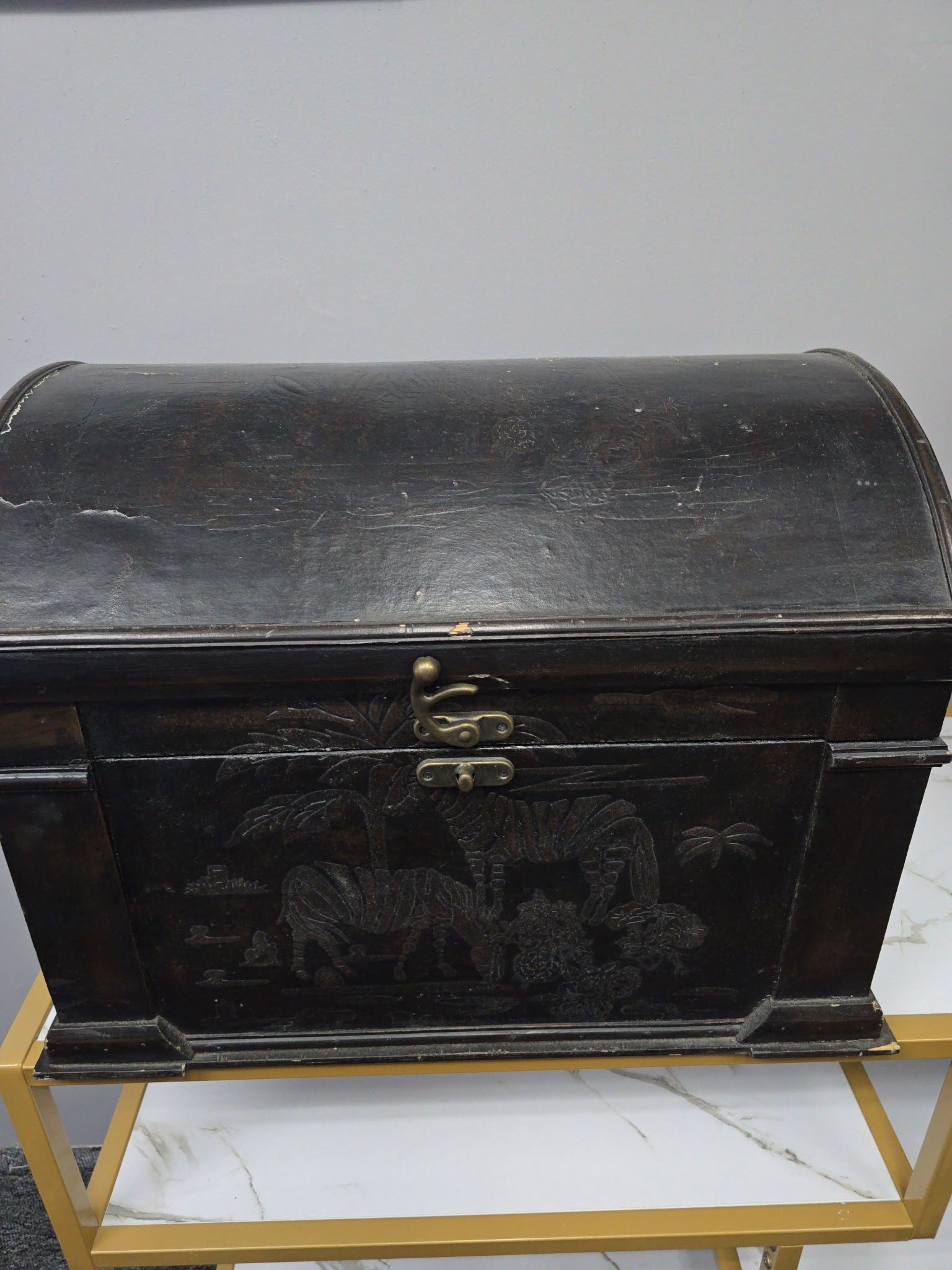 Black Antique Chest