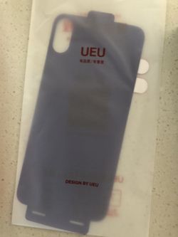 iPhone X back protector