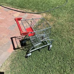 Metal Kids Shopping Cart