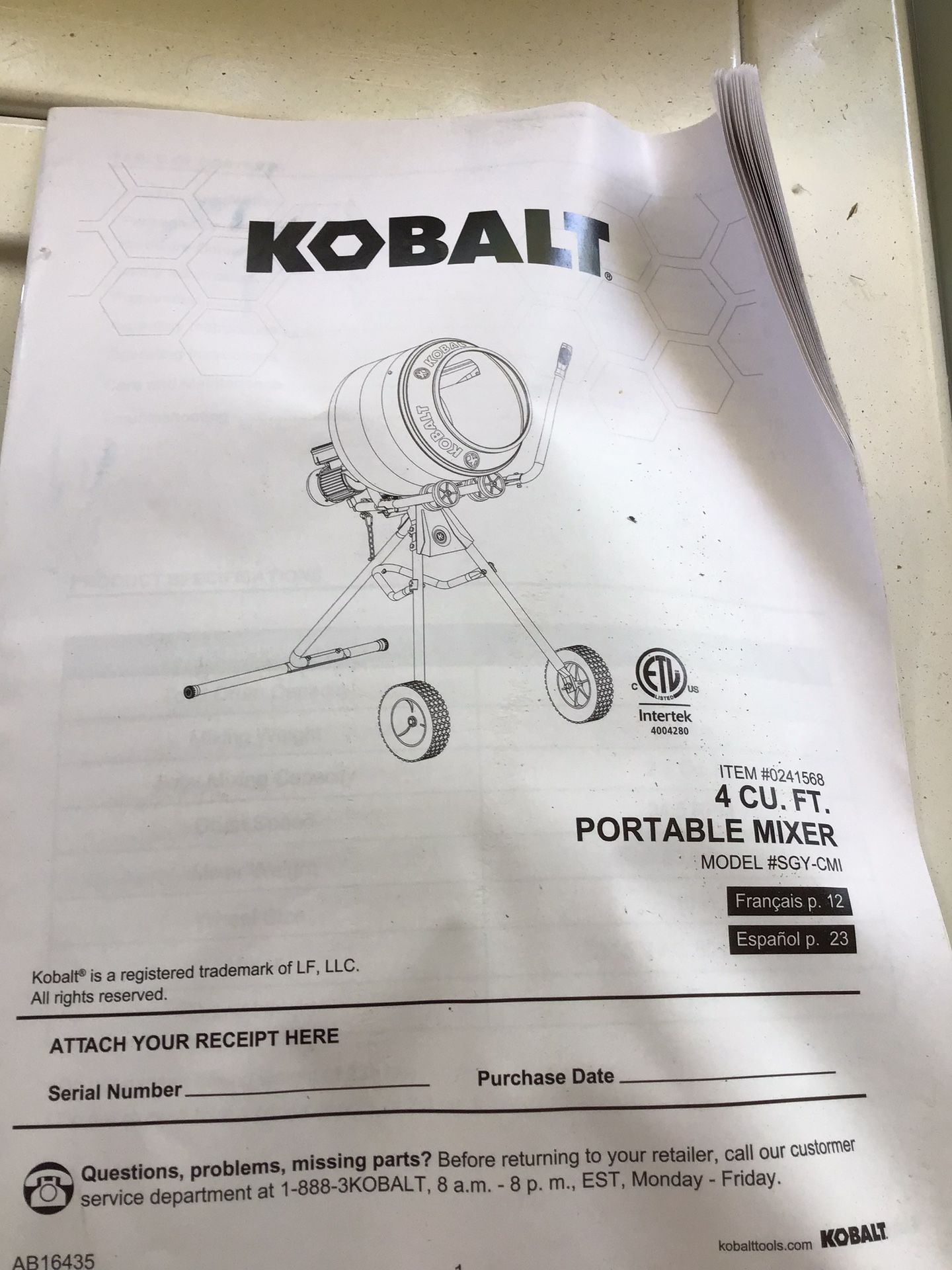 Kobalt Mixer