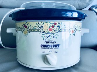 Like New 4 Qt. Crock Pot - Original Slow Cooker & Rival Small
