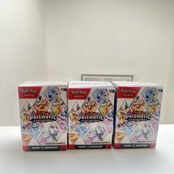 Pokemon Prismatic Booster Bundle