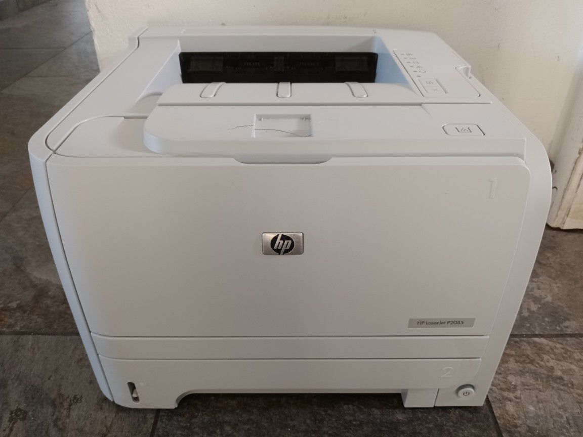 Hp P2035 LaserJet Monochrome Printer W/Toner