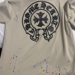 Chrome Heart Paint Splat tee