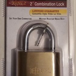 2" COMBINATION LOCK
