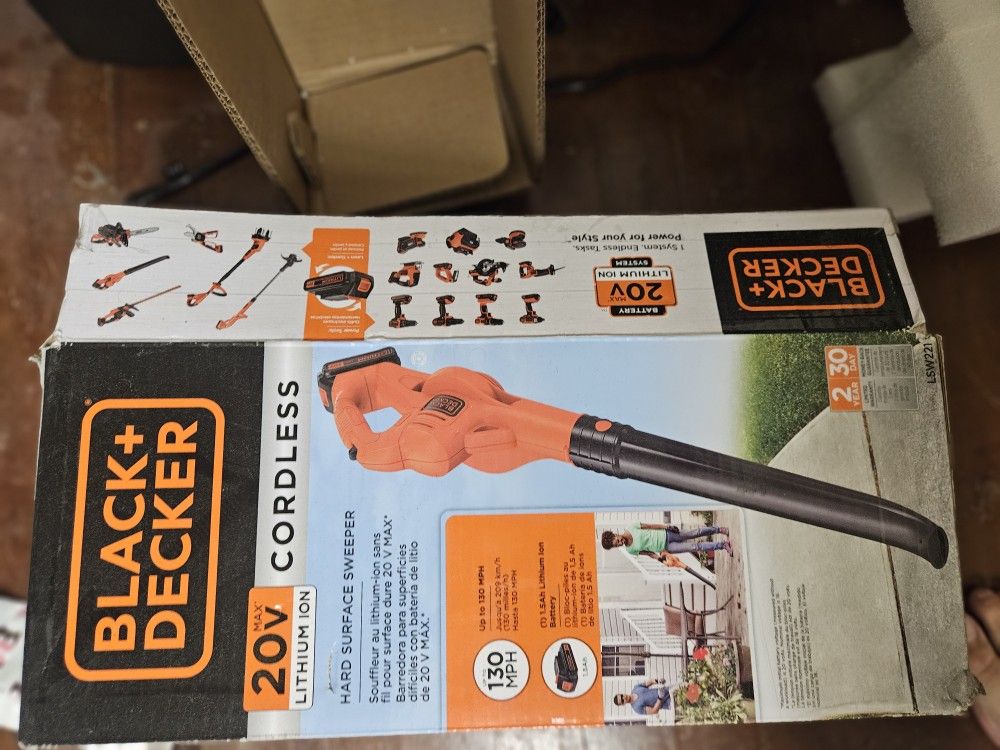 Black And Decker Surface Sweeper
