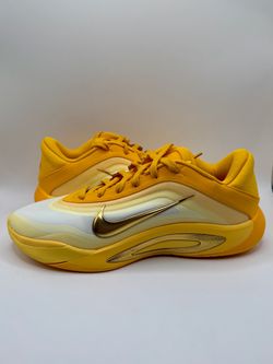 Nike A'One "Sunshine" Basketball Shoe FZ8605-701 US Size W 11.5 / M 10