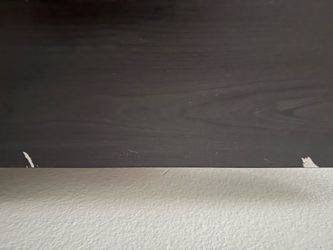 Dark gray desk