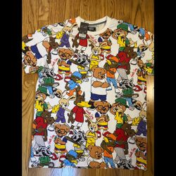 Hustle Gang Flying SS Knit T Shirt All over print Men's L ..XL & 3XL NWT New