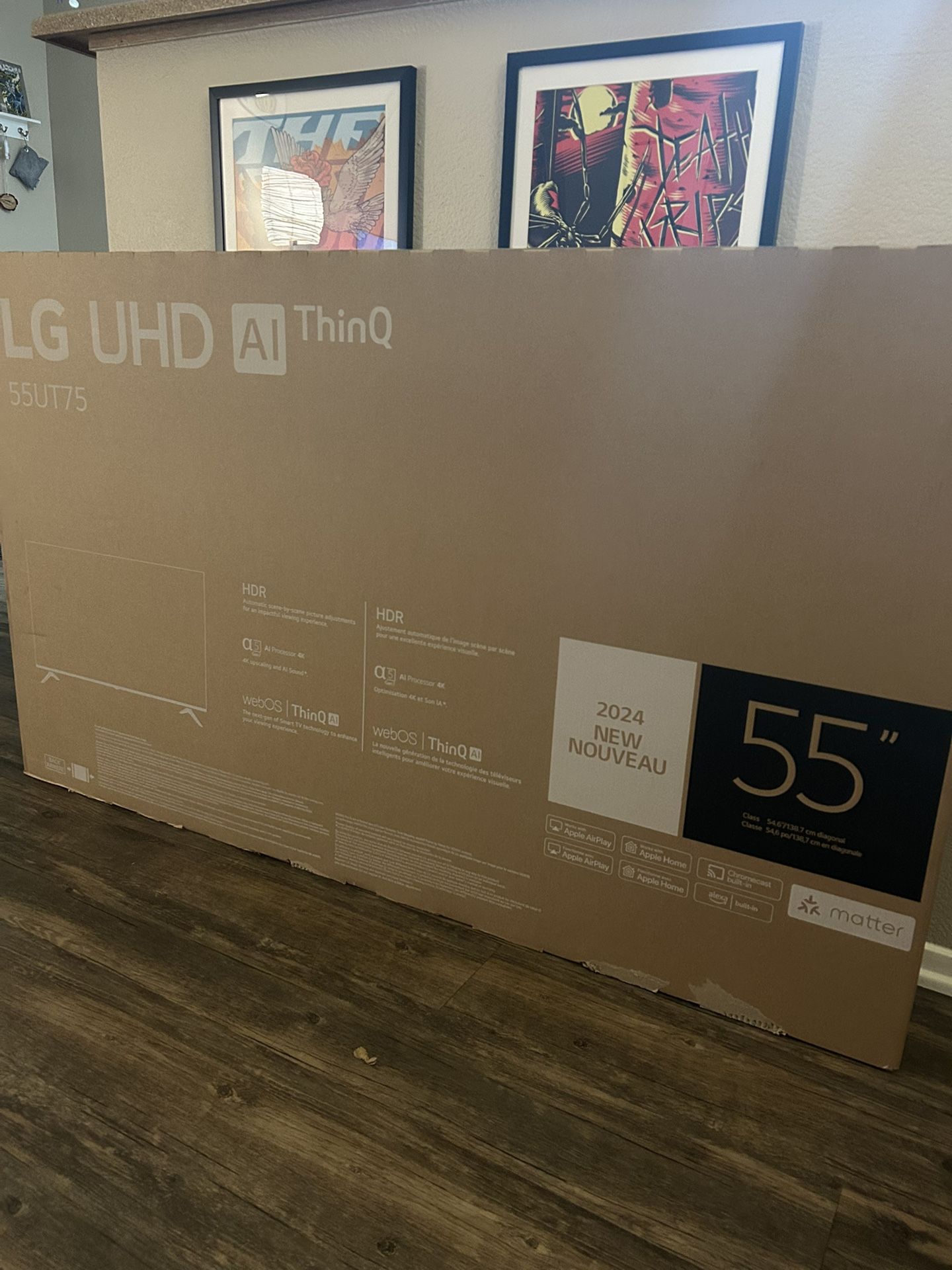 Brand New LG 55 UT75 LED 4K Smart TV