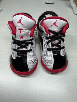Jordan baby Sneakers White Black Red
