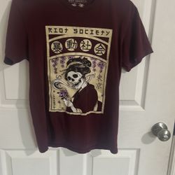 Riot Society T Shirt Short Sleeve Size Small 