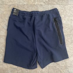 Brand New Nike Sportswear Tech Fleece Shorts Midnight Navy Men Size XL