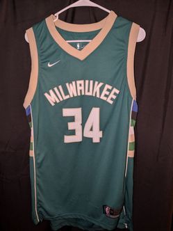 Nike Milwaukee Bucks #34 NBA Basketball Jersey