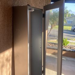 IKEA Bertby wall-mounted glass display cabinet