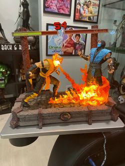 Iron Studios Mortal Kombat Scorpion Vs Sub-Zero 1/10 Diorama Statue