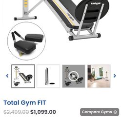 Total Gym Fit And Every Accessory