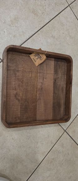 Wood tray Inde