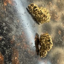 10k Nugget Earrings