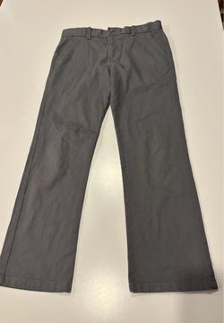 CHAPS Boys’ Gray School Uniform Pants – Size 12 Husky – NWT