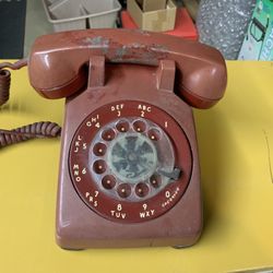 Red Dial Phone 