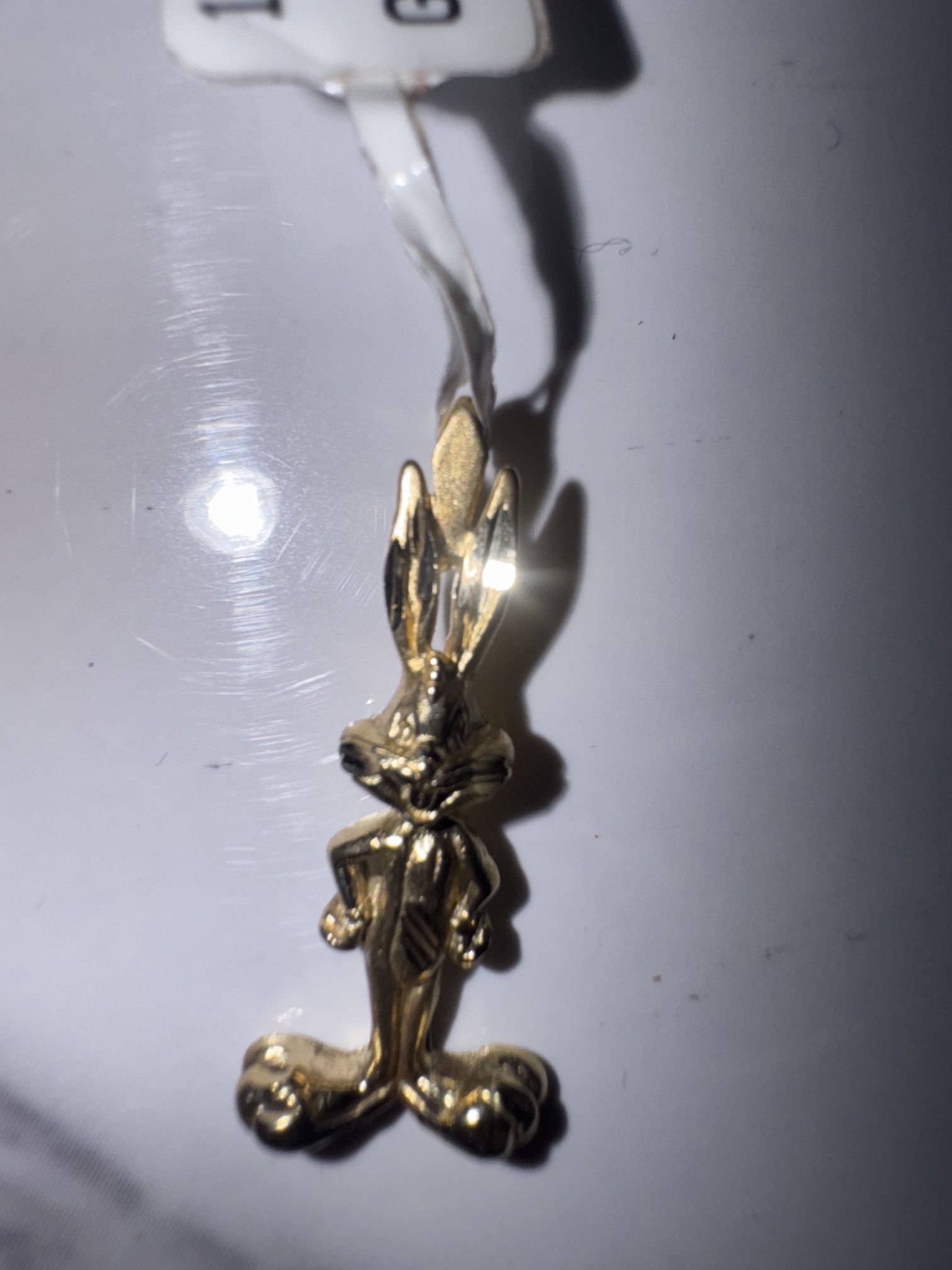 Bugs Bunny 14kt Gold Pendant 