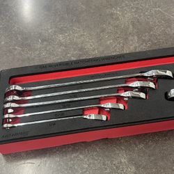 Snap On Reversible Wrench Set Standard 9 Pc 12 Point Wrench Set 