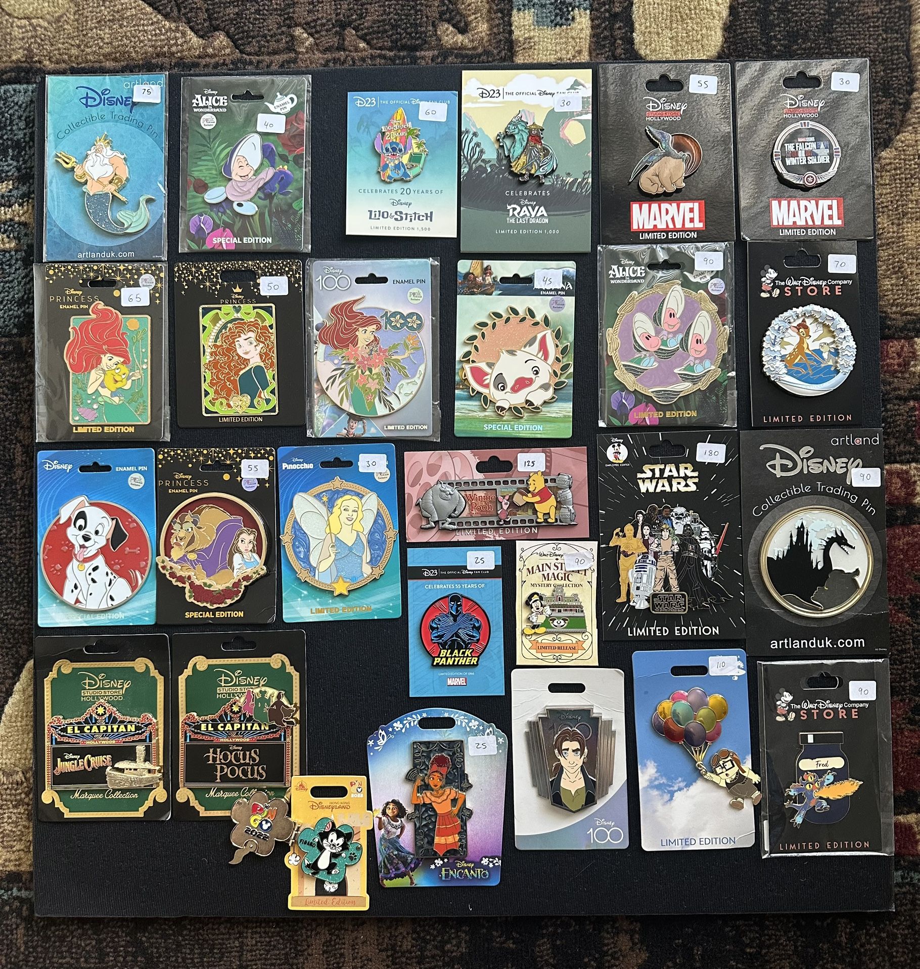 Disney Pins For Sale Or Trade