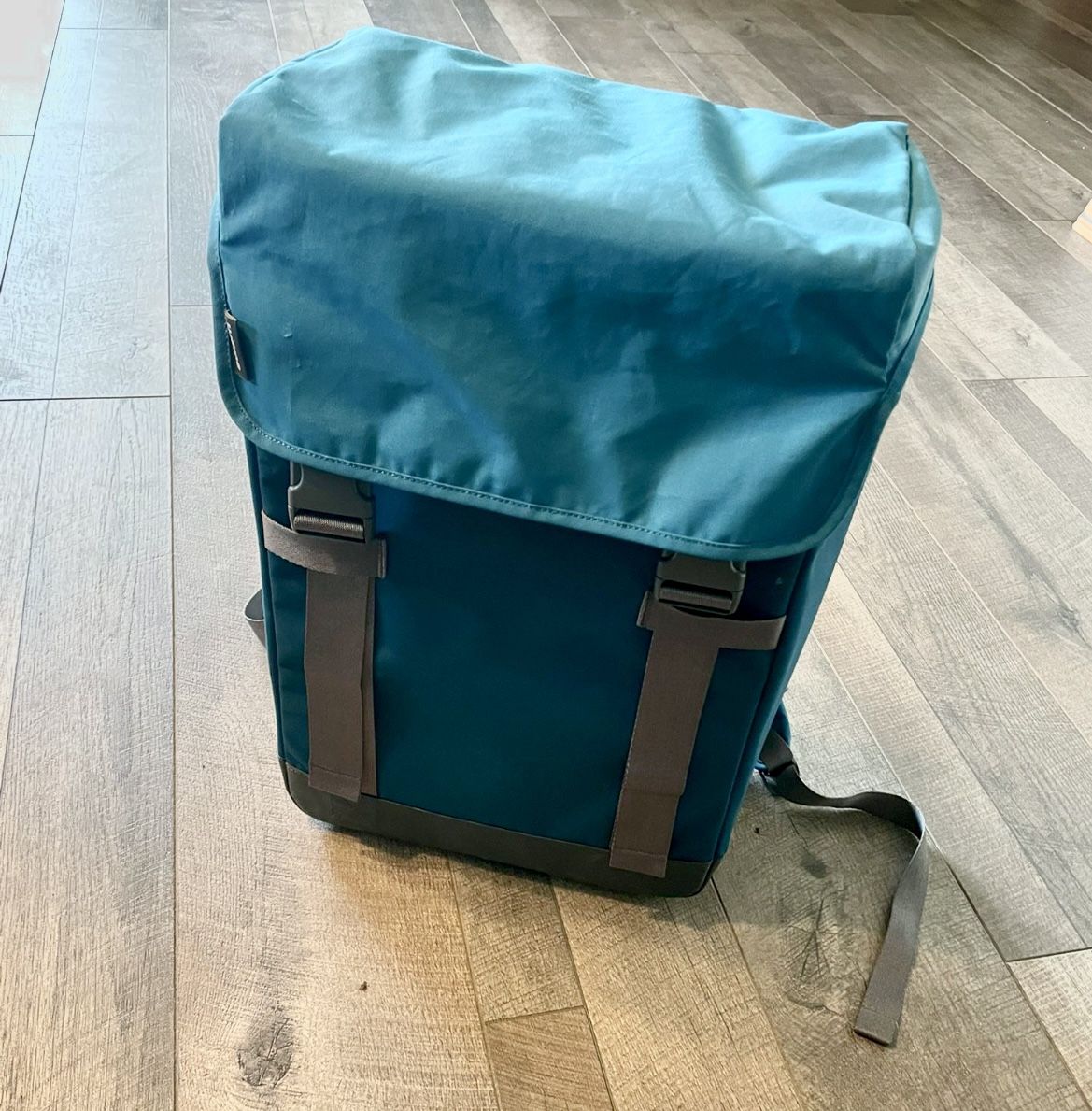 REI “EVRGRN” Teal, Insulated Backpack Cooler. Adjustable, Padded Straps. 
