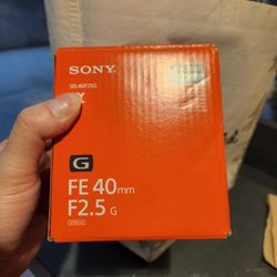 Sony FE 40mm F2.5 G Lens