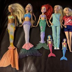 Mermaid Barbies