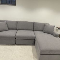 Gray Sectional Couch