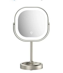 Conair Halo LED Double Sided 1x/10x Vanity Mirror 360° Rotation USB Rechargeable