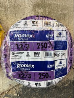 Romex Wire 250ft 12/3