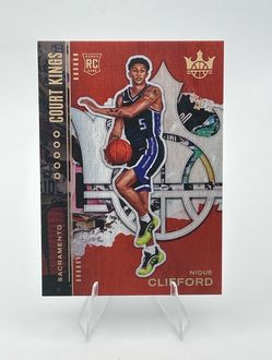 2025-26 Panini Court Kings Nique Clifford Ruby Rookie RC /149 Sacramento Kings