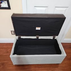 Bench with storage Measurements: 32in , 16in Wide and 17in de tall