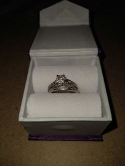 1/4 Carat Diamond Bridal set Size 7