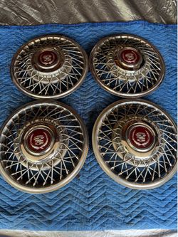 15” Cadillac hubcaps