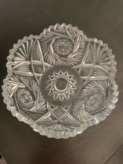 Vintage ABP Crystal Bowl