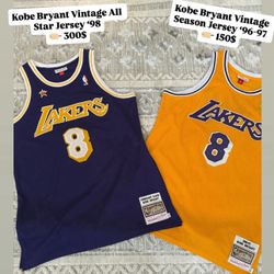 KOBE BRYANT ALL STAR AND SEASON JERSEYS