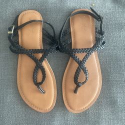 Black Sandals 8.5