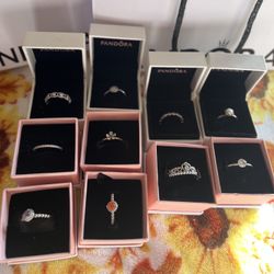Pandora Rings Size 8.5