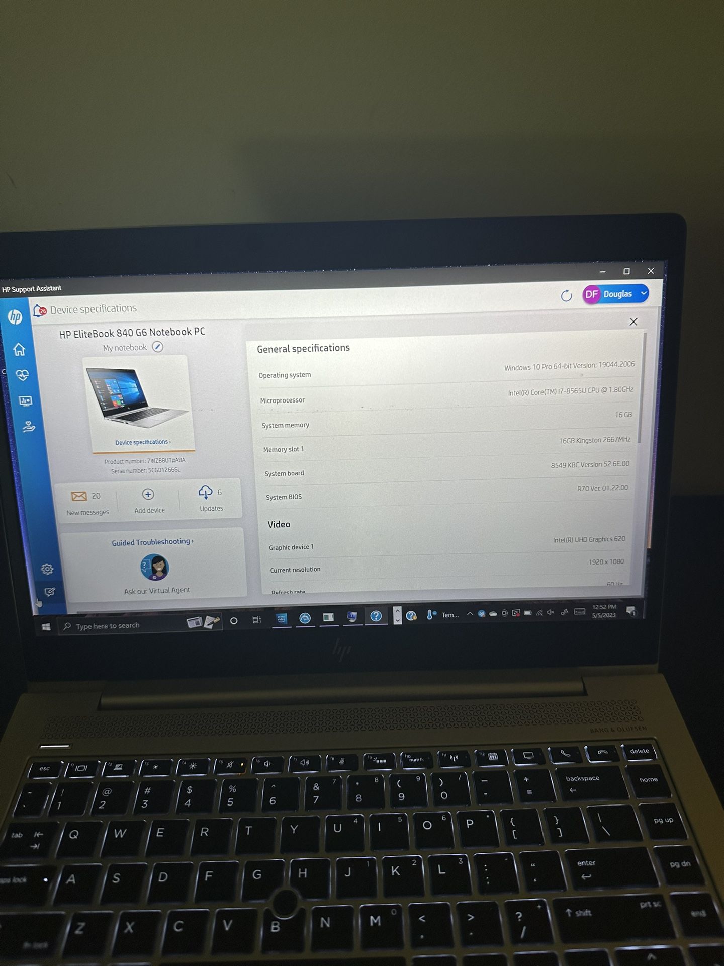 HP EliteBook 840 G6 Notebook PC