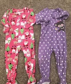 Toddler Girls 3T fall pj lot